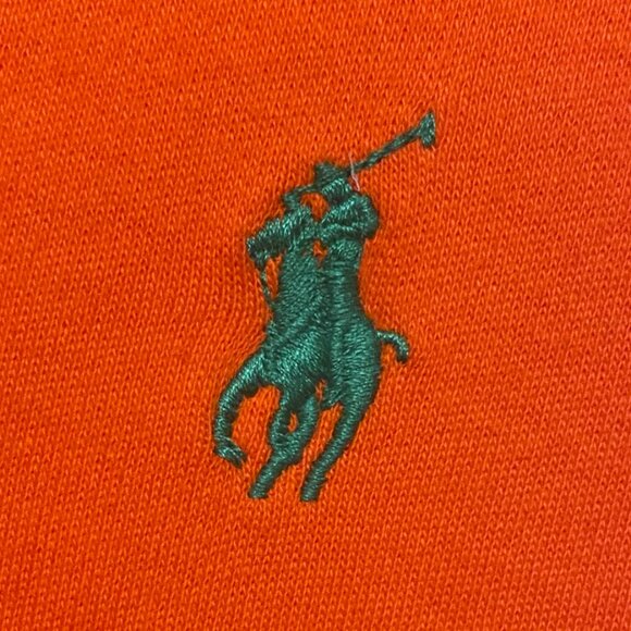 Ralph Lauren Men's Resort Orange Short Sleeved Polo Shirt Size L Large Classic - Picture 4 of 4